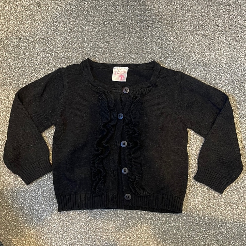 RuffleButts baby girl cardigan